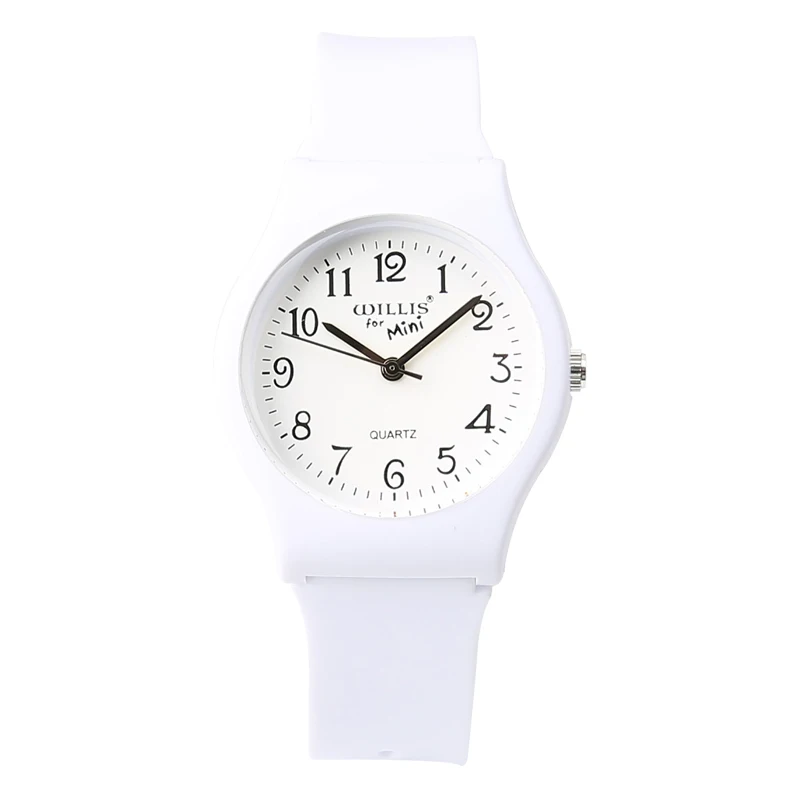 Бренд Модные прозрачные кварцевые часы водонепроницаемые силиконовые женские часы для студентов детские часы для девочек и мальчиков