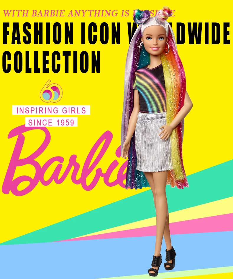 Colorful Hair Barbie