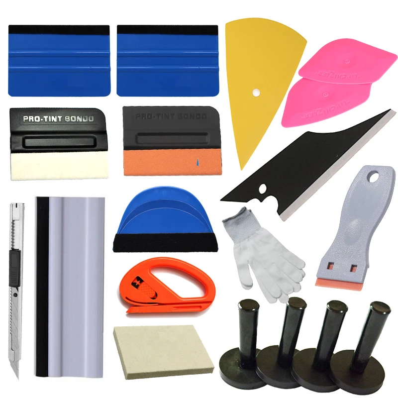 

21Pcs Car Vinyl Wrap Scraper Tool Window Tint Kit for Car Wrap Film Application