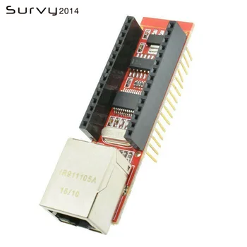 

1PCS ENC28J60 Ethernet Shield V1.0 for arduino compatible Nano 3.0 RJ45 Webserver Module