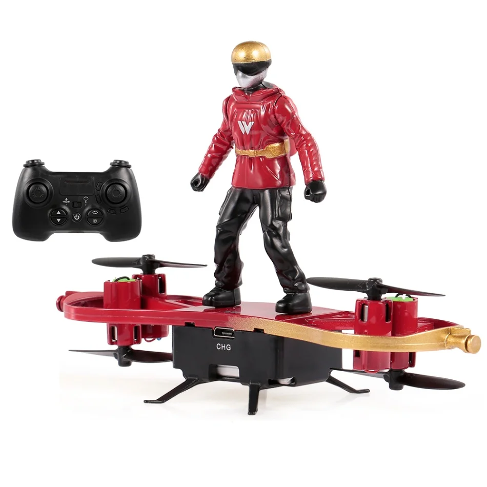 

ATTOP F5 2.4G 4CH Mini RC Drone Flying Skateboard Skater Shaped Aircraft Flight Mode Altitude Hold Toys for Kids Gifts