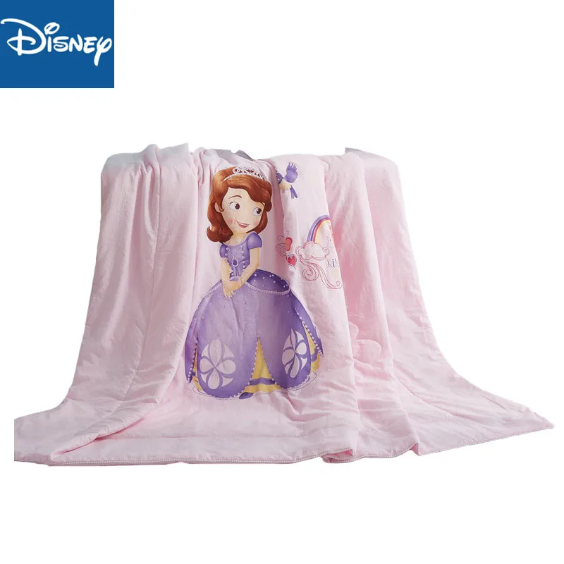 

Disney summer quilt cartoon Sophia pink print Home Textiles Suitable for girls Kids Adult Blanket Comforter Bedspread