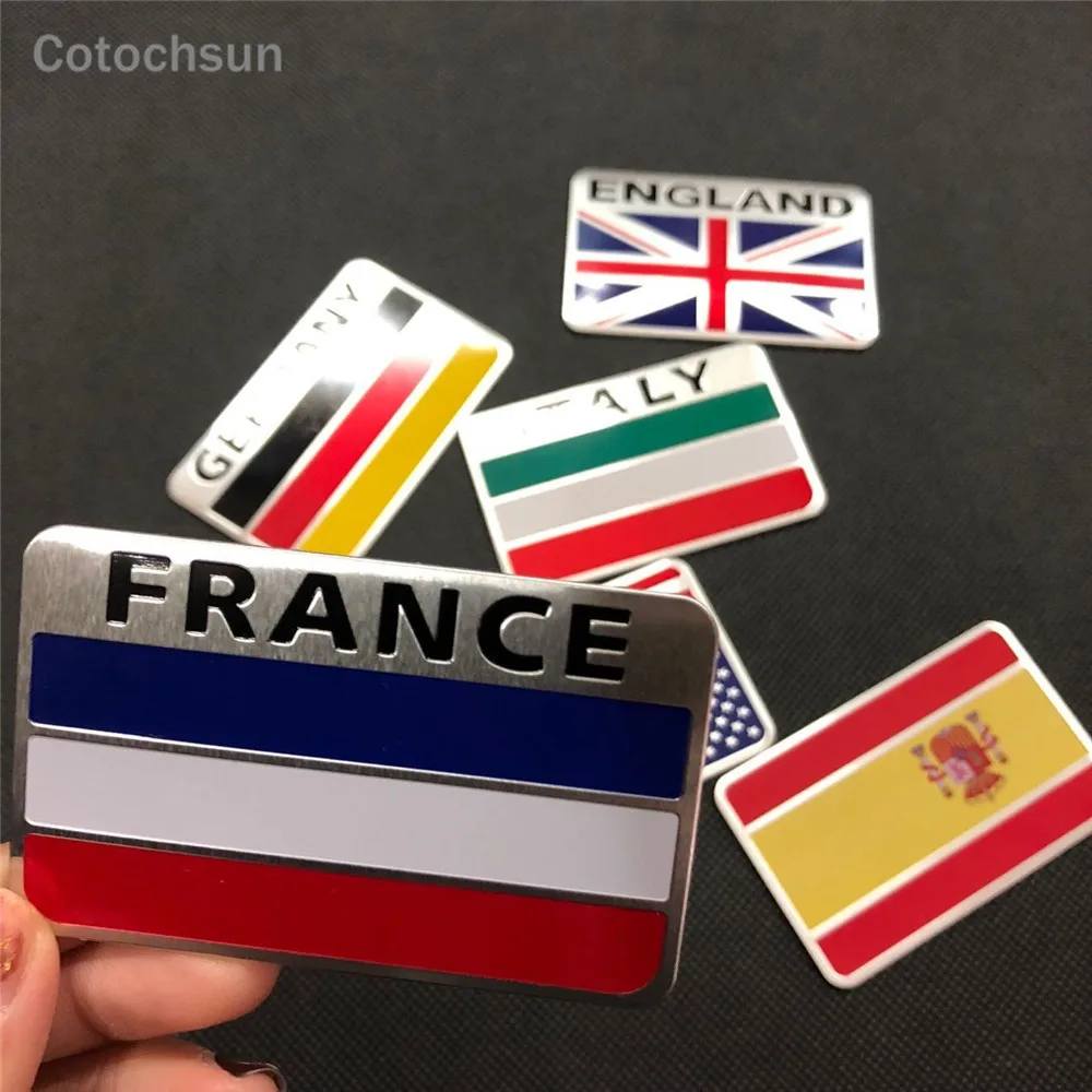 

Cotochsun Car-Styling National Flag Sticker case For Toyota Prius Levin Crown Avensis Previa FJ Cruiser Venza Sienna Alphard