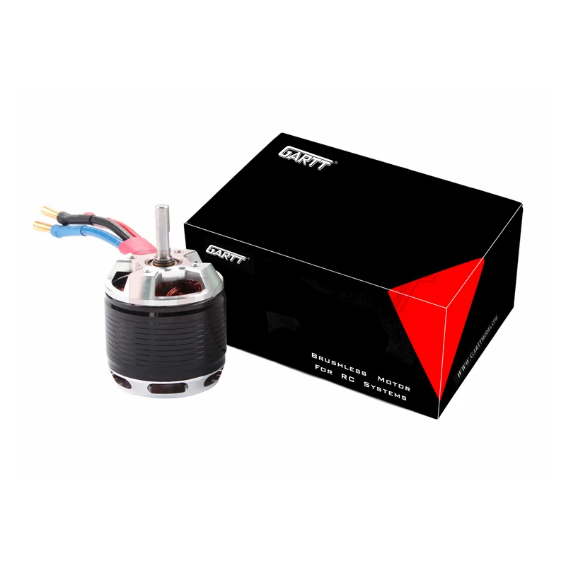 Gartt HF 1600KV 1700W Brushless Motor For 500 Align Trex RC Heli Black gh hf 530kv 4500w brushless motor with steel case for 700 align trex rc heli black