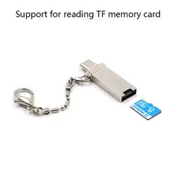 USB 3,1 type C Алюминиевый OTG телефон мульти карта памяти ридер адаптер кардридер для микро SD/TF microsd компьютера ноутбука