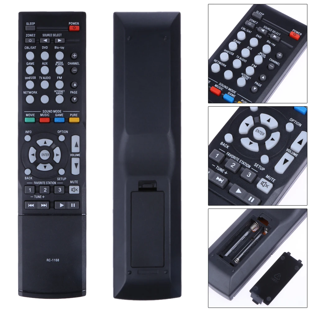 

1 Pcs Remote Control RC-1168 For DENON AVR1613 AVR1713 1912 1911 2312 3312 43 L3FE
