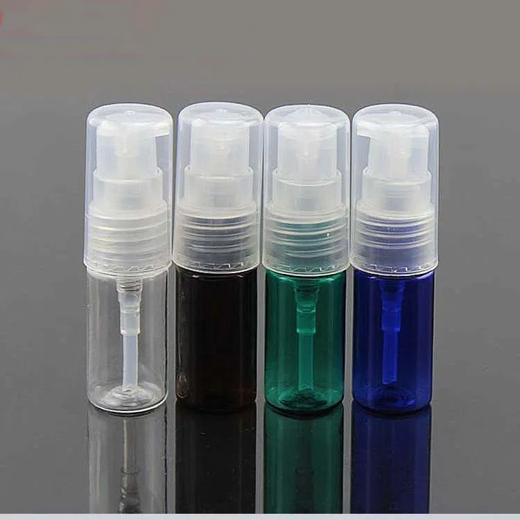 

2016 Hot Sale Empty Plastic Atomizer Mini Spray Bottles 10ML Lotion Sub-bottling Makeup Tools Treval 50pcs/lot