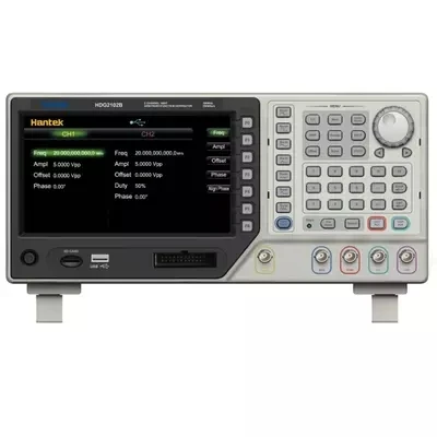 

Hantek HDG2022B 2CH 20MHz 250MSa/s DDS Function Signal Arbitrary Waveform Generator 64M Memory Depth USB 7" TFT LCD 16CH Output