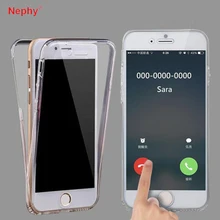 Nephy силиконовый мягкий защитный чехол на 360 градусов для iPhone 6 S 6 S 7 8 Plus 5 5S SE Coque для iPhone X XS чехол для MAX XR