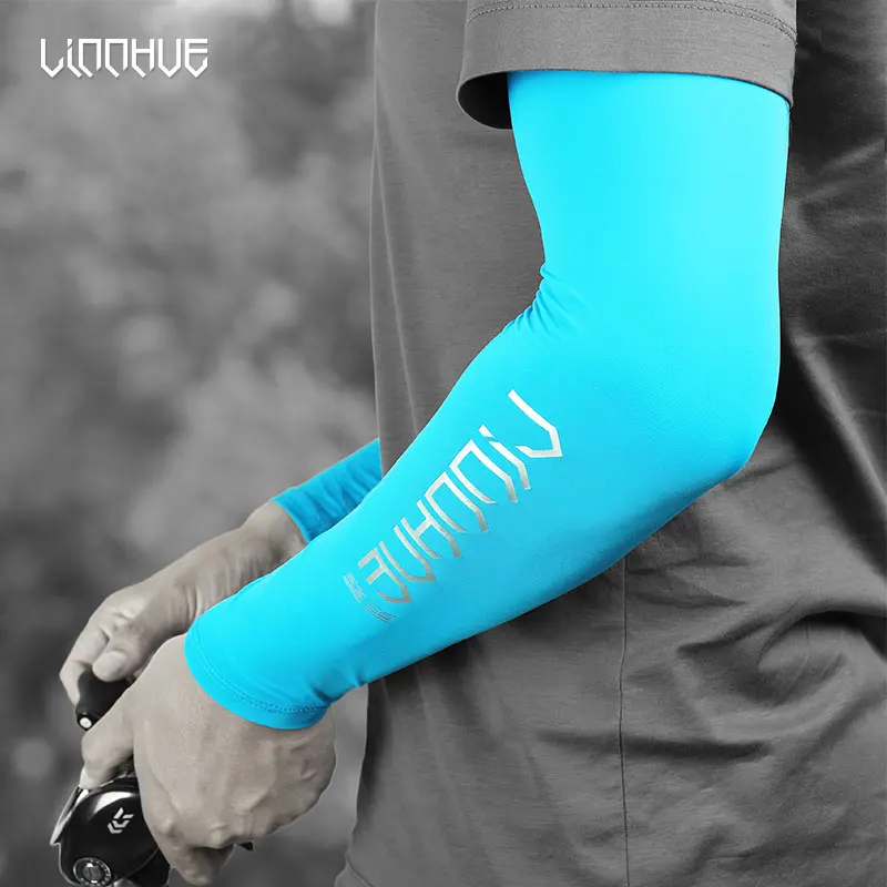 

Outdoor Ice Silk Fishing Arm Sleeve Cycling Sports Running Fishing Sleeve Cover Sun UV Protection Breathable Cuffs Oversleeve