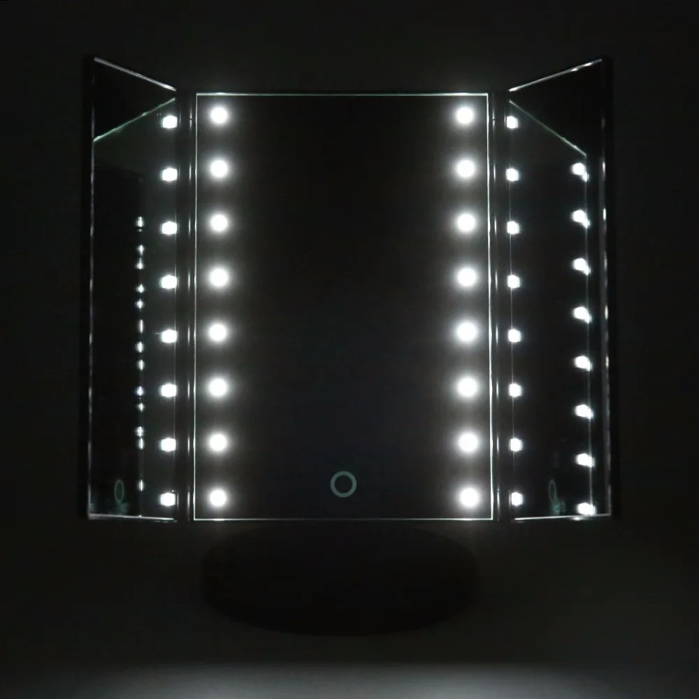 Professionele LED Verlichte Make upspiegel Draagbare Cosmetische ... Professionele LED Verlichte Make upspiegel Draagbare Cosmetische ...