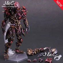 Free Shipping Play Arts Kai Predator Figure Alien Hunter Primevil Figure PA 27cm PVC Action Figure Doll Toys Kids Gift