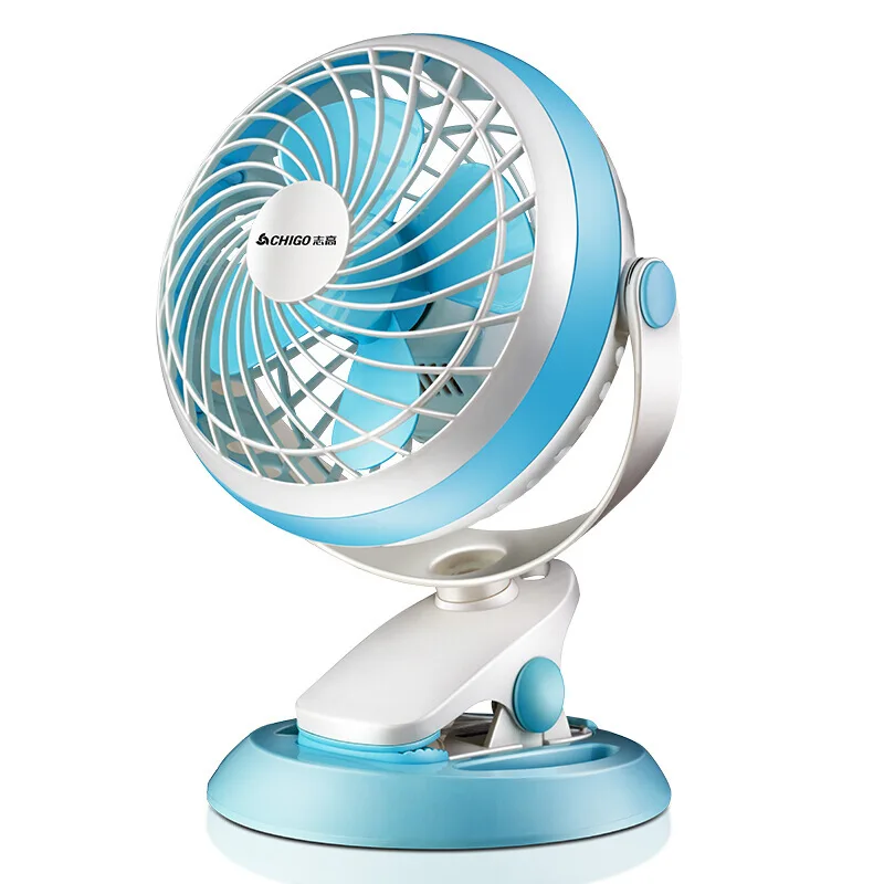 

Cooler Stepless Speed Two-Way Rotary 360 Degrees Portable Mini Desktop Fan Personal Quiet Fan