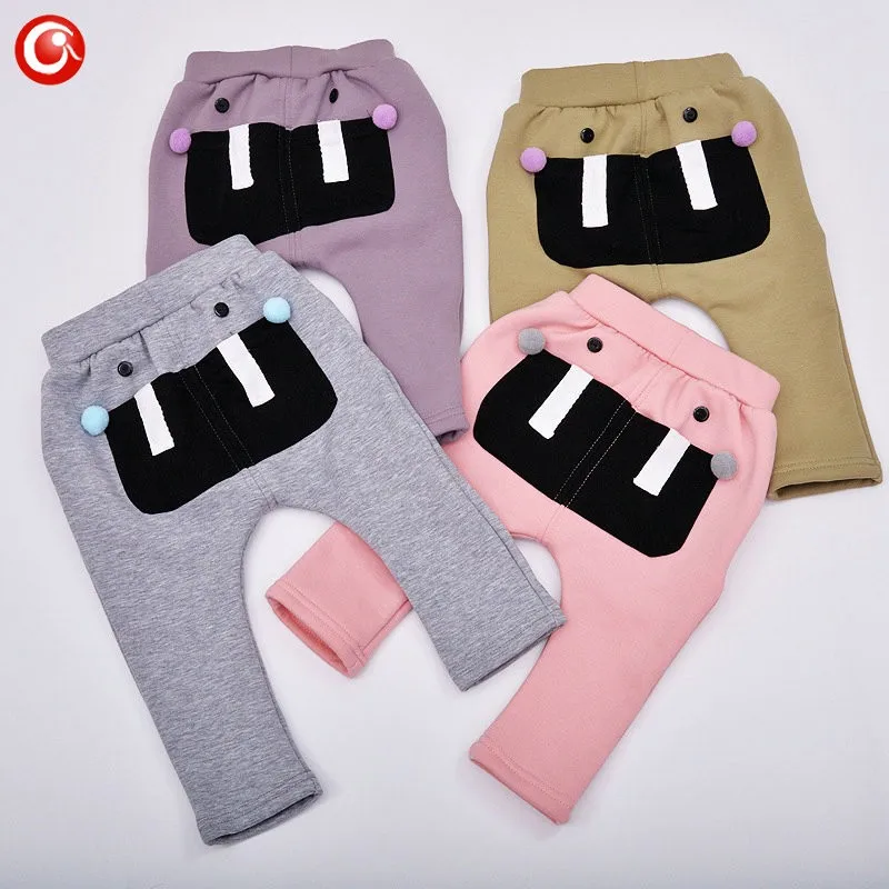 7-24M Baby Winter Tights For Boys Warm Plushed Kids PP Pants For Girls Infantil Bebes Thicken Trousers Clothes 2016 (12)