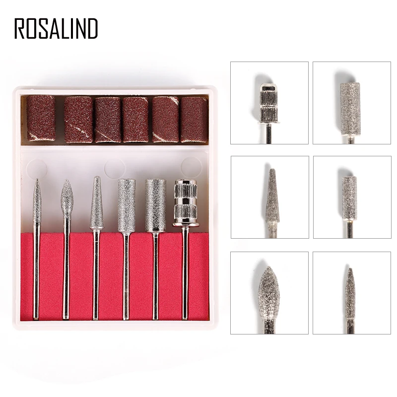 ROSALIND 1 набор, электрическая дрель для маникюра, набор для машины, электрическая ручка для маникюра, педикюр, инструменты для маникюра