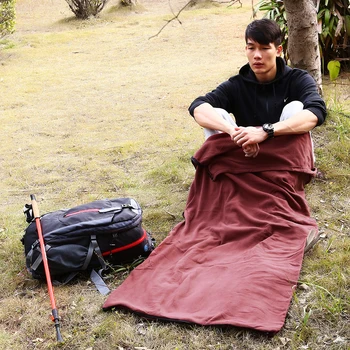 

Envelope Sleeping Bag Warmth Insulation Sleeping Bag Liner Zippered Sleeping Bag Lining Fleece Travel Sleeping Sack Sheet