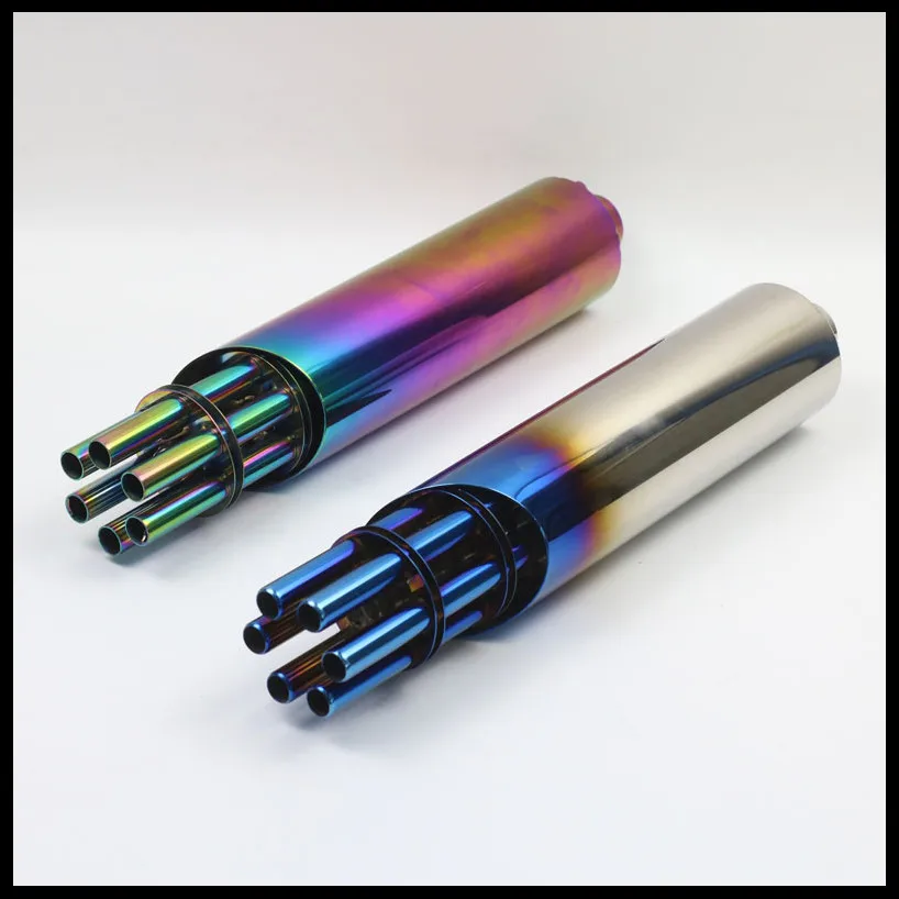 

Inlet Inner:32.5mm Length:400mm Exhaust Pipe Escape Stainless Steel Modified Motorcycle Exhaust Pipe Muffler