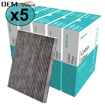 

5x Car Pollen Cabin Air Conditioning Filter For Hyundai Grand Santa Fe 3 DM Sonata 6 YF Kia K5 2012 2013 2014 Activated Carbon