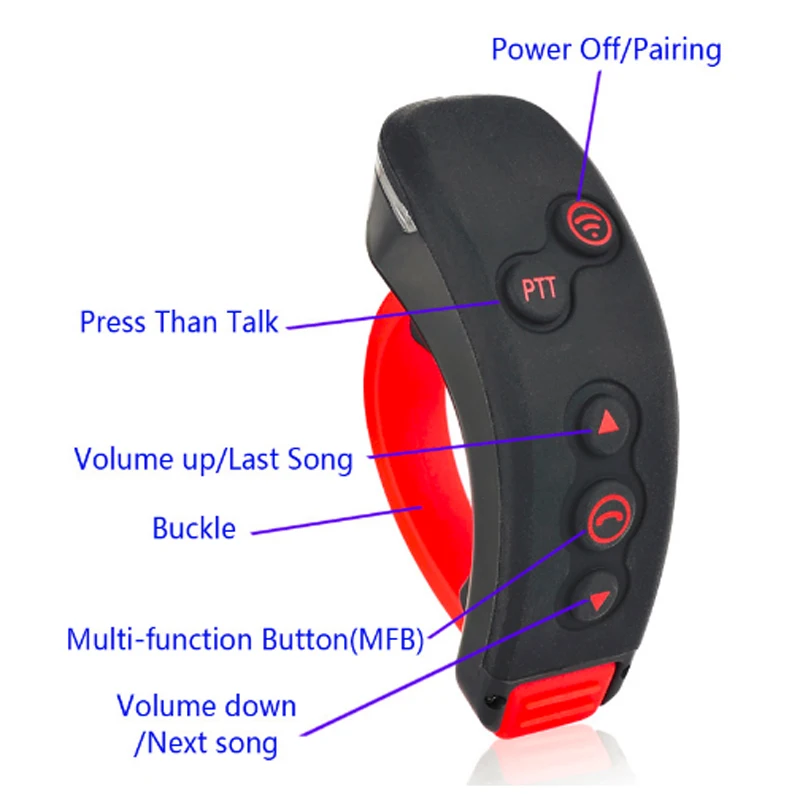 FreedConn L3 PTT Handbar пульт дистанционного управления для BT Bluetooth Мотоциклетный велосипедный шлем гарнитура для L1, L2, COLO-RC, T-REX