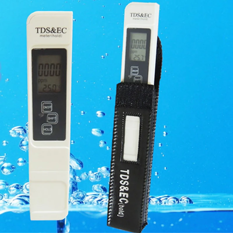 Профессиональный цифровой тестер качества воды тип ручки TDS EC 0 5000ppm tds и 9990us/см