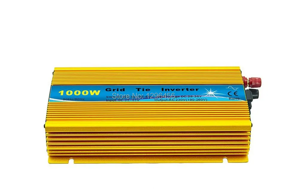1000 Вт MPPT сетевой инвертор 36 В, 24-48VDC вход к 120 В/230VAC Чистая синусоида выход микро на сетке галстук инвертор 1000 Вт 36В