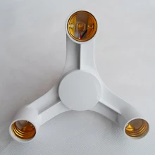 E27 до 3/4/5 E27 база для переходника 3/4/5 в 1 E27 лампы сплиттер адаптер держатель подвесной светильник белый винт приспособление освещения