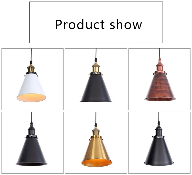 Modern Loft Pendant Lights Retro Industrial Edison Vintage Lamp8