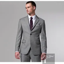 Новое поступление, смокинги для жениха, мужской костюм для свадьбы, 2 предмета(пиджак+ брюки+ галстук), выпускной, Masculino Trajes De Hombre Блейзер 241