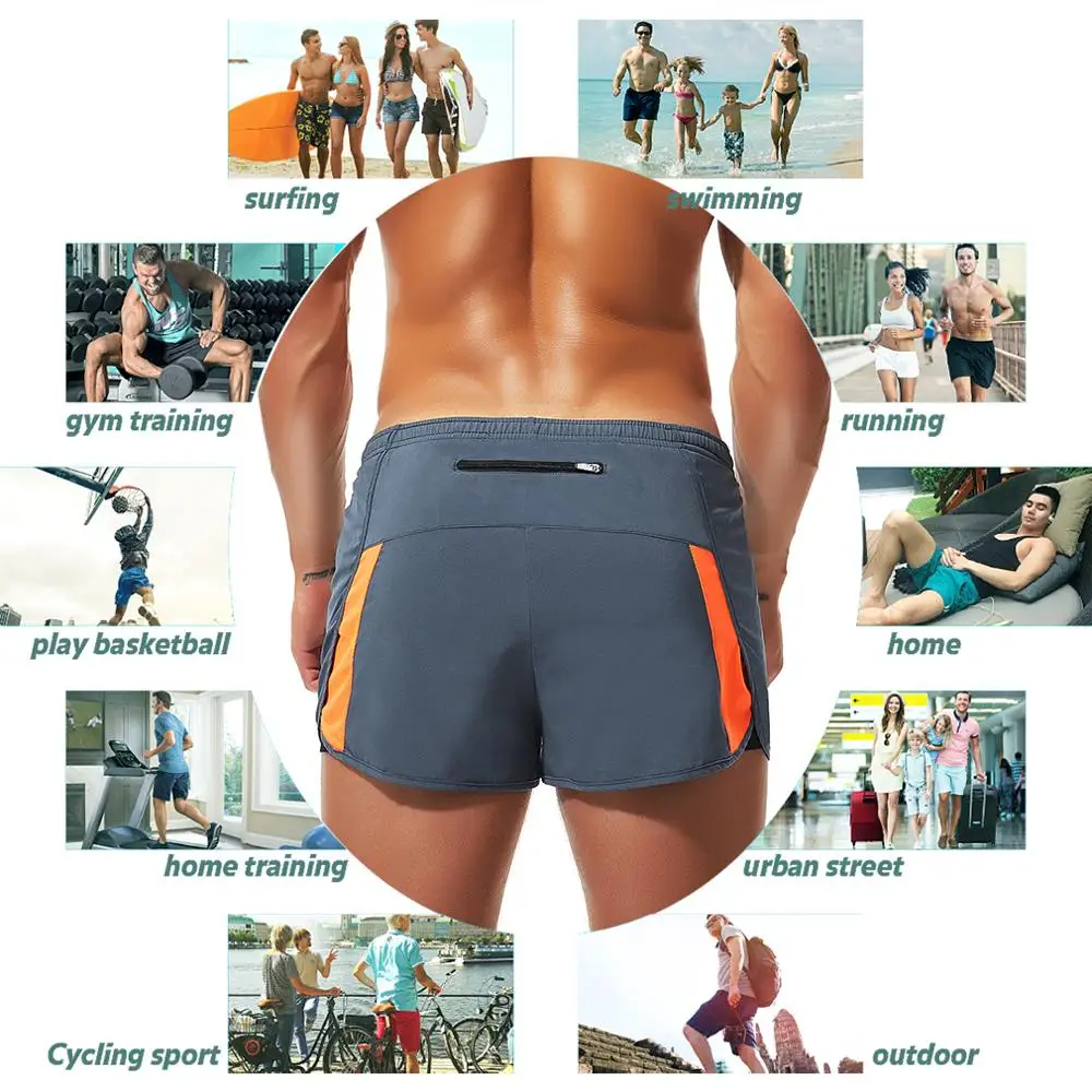 Aimpact Fashion Casual Shorts for Men Athletic Running Workout Gym Training Shorts Sport Beachwear Shorts Trunks AM2207 3