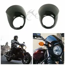 Vivid Black Headlight Fairing Screen For Harley Street XG 500 XG750 2014-2017 2016