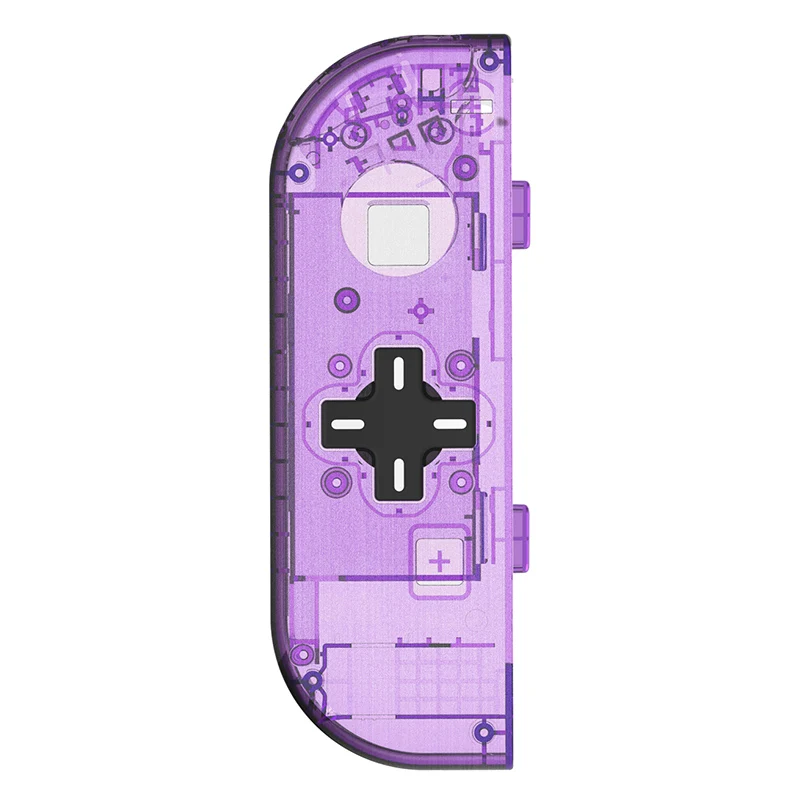 Фиолетовый, зеленый, красный корпус, сменная Крышка для kingd Switch Joy-Con Shell для NS Joy Cons, пластиковый чехол, аксессуары - Цвет: D Pad purple left