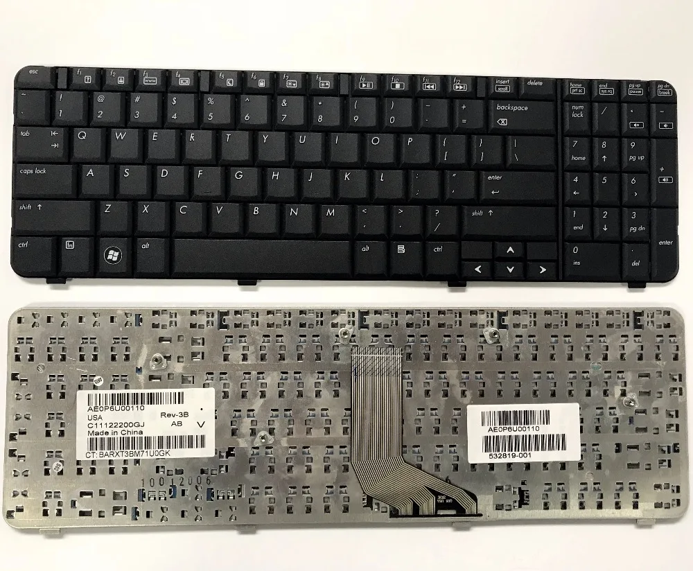 New Genuine tastiera DEGLI STATI UNITI per HP Compaq Presario CQ61 G61  532819 001 AEOP6U00110|keyboard for hp|hp compaq cq61 keyboardhp presario  cq61 keyboard - AliExpress