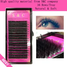 S&C 0.05mm thickness,high-quality mink eyelash extension,fake eyelash extension,indivedual eyelashes,nature eyelashes