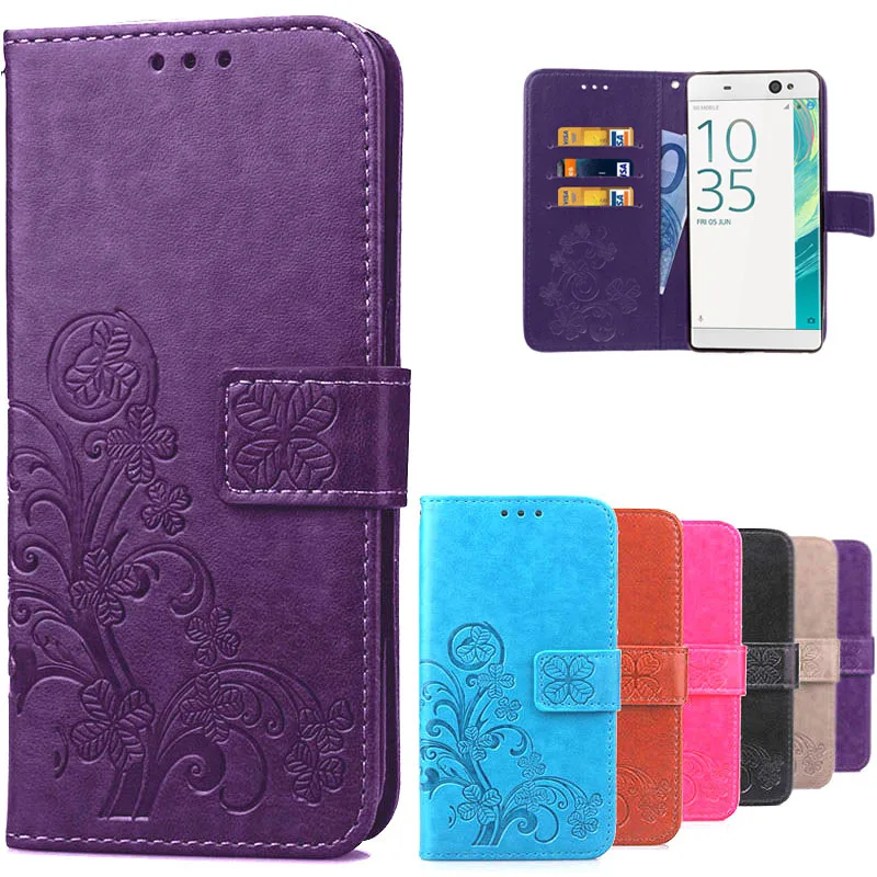 

Luxury Flip Case For Sony Xperia XA Ultra Leather Wallet Flip Cover For Coque Sony Xperia C6 F3212 F3216 Phone Case Coque