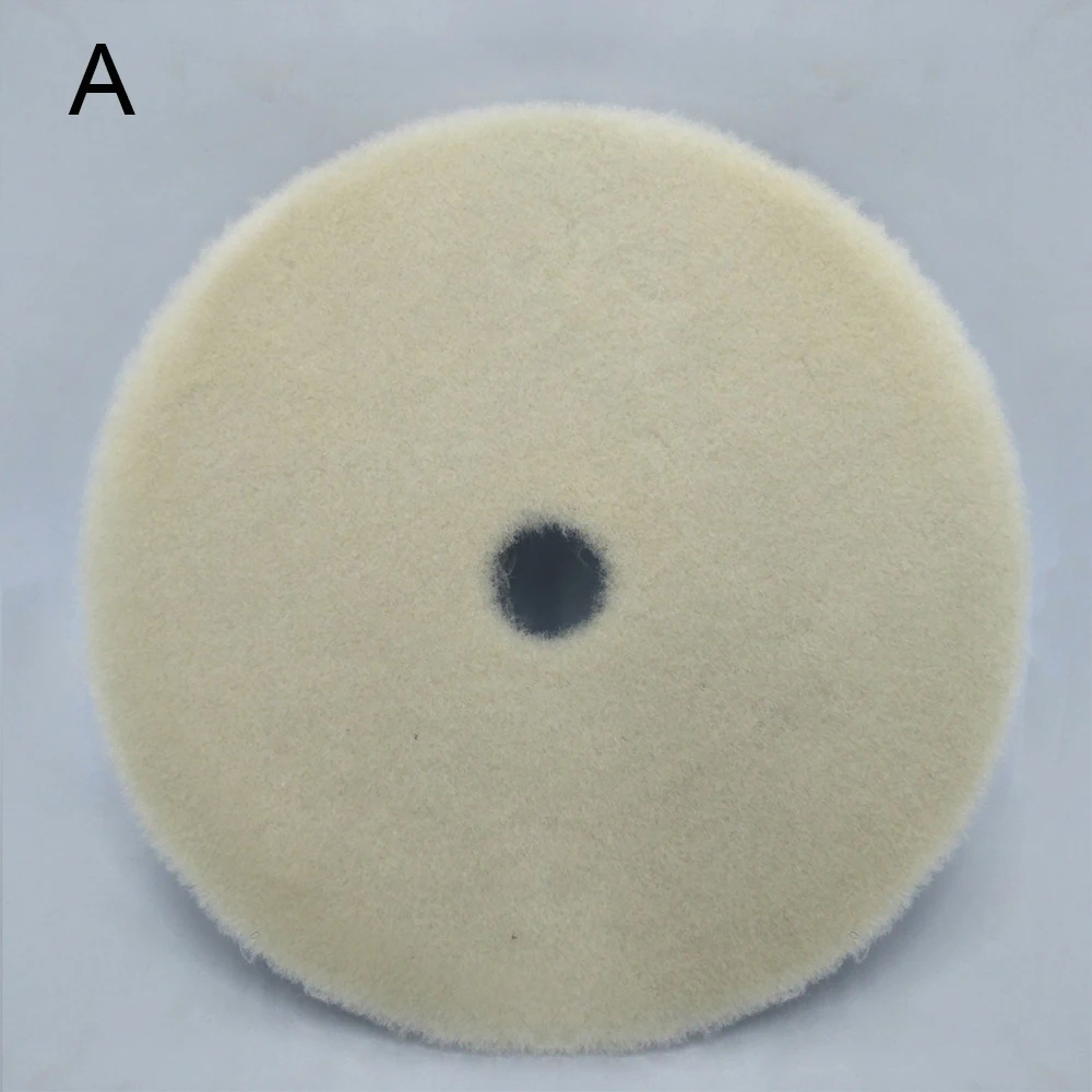 Самоклеющиеся диски из шерсти и плюша, войлочный Полировочный шлифовальный диск для полировальной машины 125 мм 150 мм