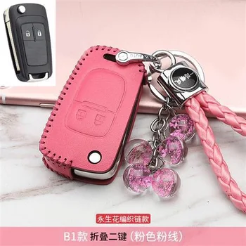 

Everlasting Flower Car Key Case Cover Key Shell Key Chain For Buick Envision Regal GL8 Car Styling Christmas Valentine's Gifts