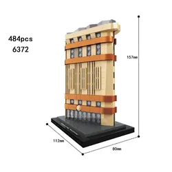 Горячие всемирно известный архитектура Утюг Нью-Йорк, США блок модели кирпич Развивающие игрушки коллекции для детей Подарки