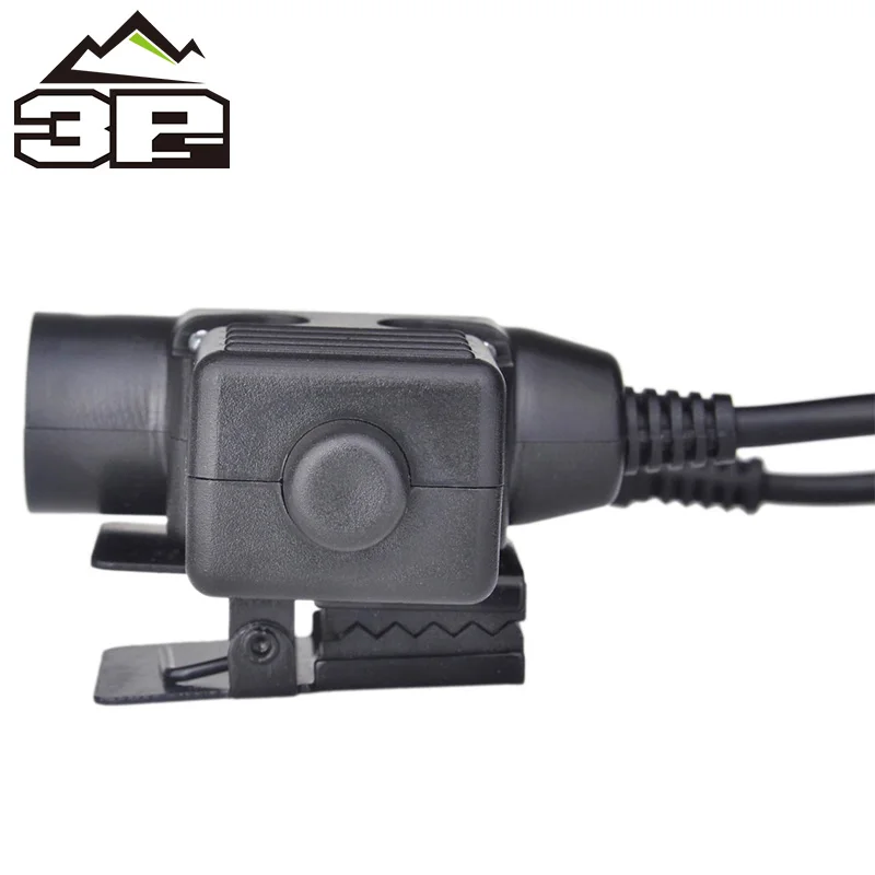 Wadsn Softair тактический гарнитура U94 PTT для KENWOOD/Midland уоки-токи BaoFeng UV-5R радио Airsoft WZ113