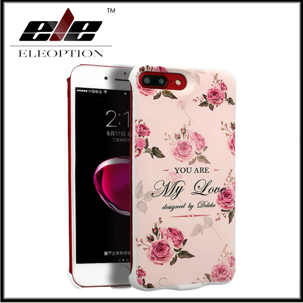 

New 2400mAh 3D Relief Painting Backup Battery Back Case Cover Power Bank For iPhone 6 /6s
