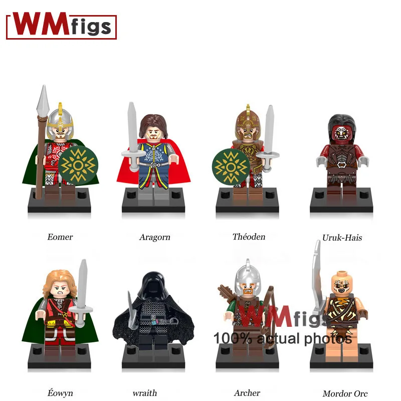 

Single Legoings Lord Of The Rings Building Blocks Uruk-Hai Herr der Ringe Helmet Bricks Kids Toys gift for Children Gift