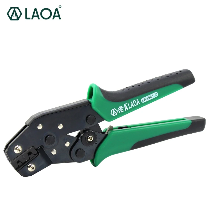 

LAOA Professional Ratchet Wire Crimper Terminal Module Crimping Pliers Press Pincers Crimping Tool Made in Taiwan