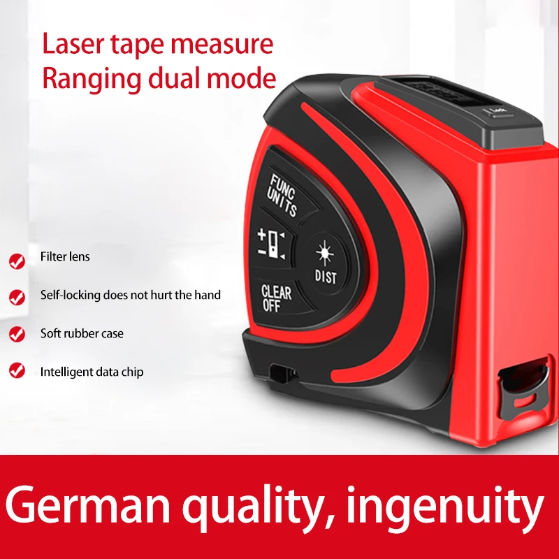 NEW Electronic ruler laser rule high precision measuring tool tape measure infrared room artifact range finder | Инструменты