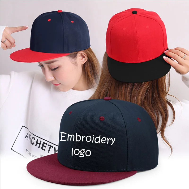 

Factory Wholesale Baseball cap Embroidey Kids/Child Hip hop caps Flat Brim Patchwork Snapback Custom LOGO Adult Boy Sun Hats