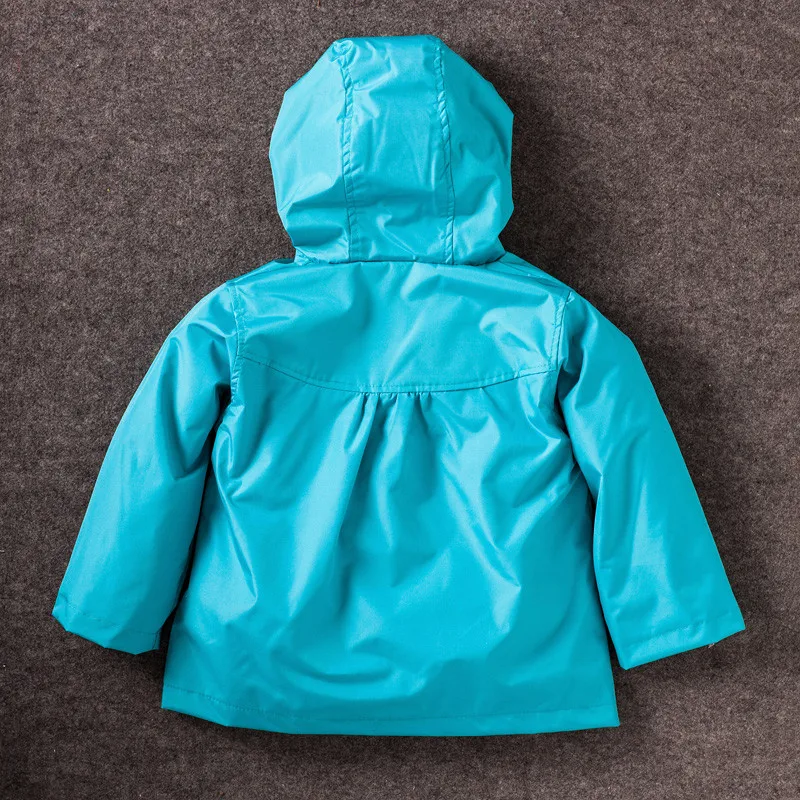 KEAIYOUHUO/ветровка для девочек, плащ-дождевик г., осенне-зимние куртки для девочек, плащ-Тренч детская верхняя одежда детская одежда