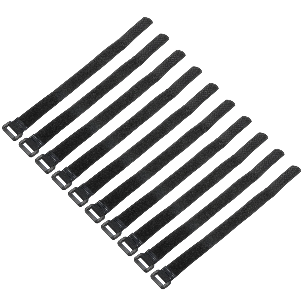 10pcs/set 30cm Sticker Strap Nylon LiPo Battery Tie Strap Fastener Reusable Cable Wrap For QAV250 F450 500 550 Quadcopter