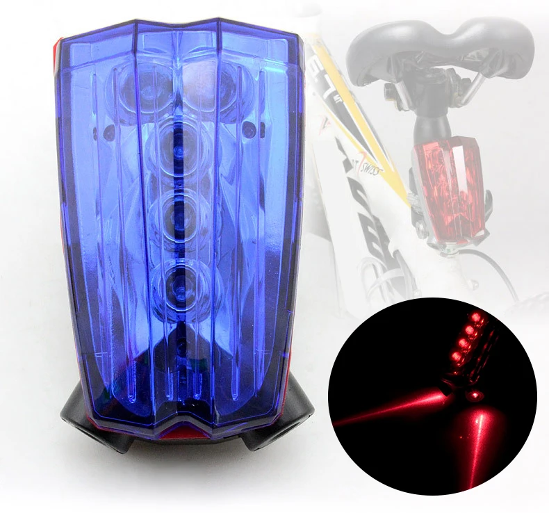 Excellent Aubtec Brand 1*Outdoor Cycling Light Plastic Bicycle Bike Rear Tail Light Safety Warning 5 LED with 2 Laser Lamp Free shipping! 1 Excellent Aubtec Brand 1*Outdoor Cycling Light Plastic Bicycle Bike Rear Tail Light Safety Warning 5 LED with 2 Laser Lamp Free shipping! 1