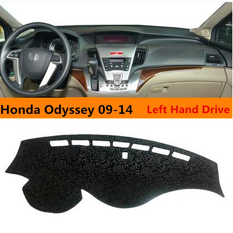 left hand dirve car dashboard cover mat pad for Honda Odyssey 09 14