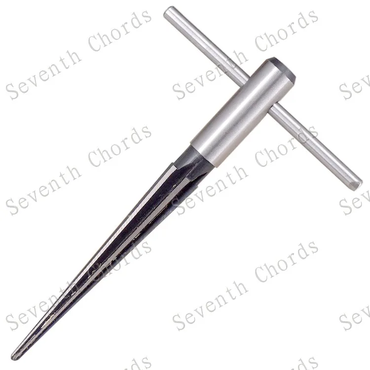Guitar Bridge Pin Hole Handheld Reamer Tapered 5 degree 6 Fluted Acoustic Guitar Woodworker DIY