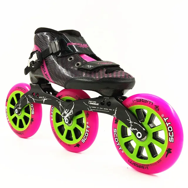 3 big wheels inline skate inline speed skating 125 mm skating frame
