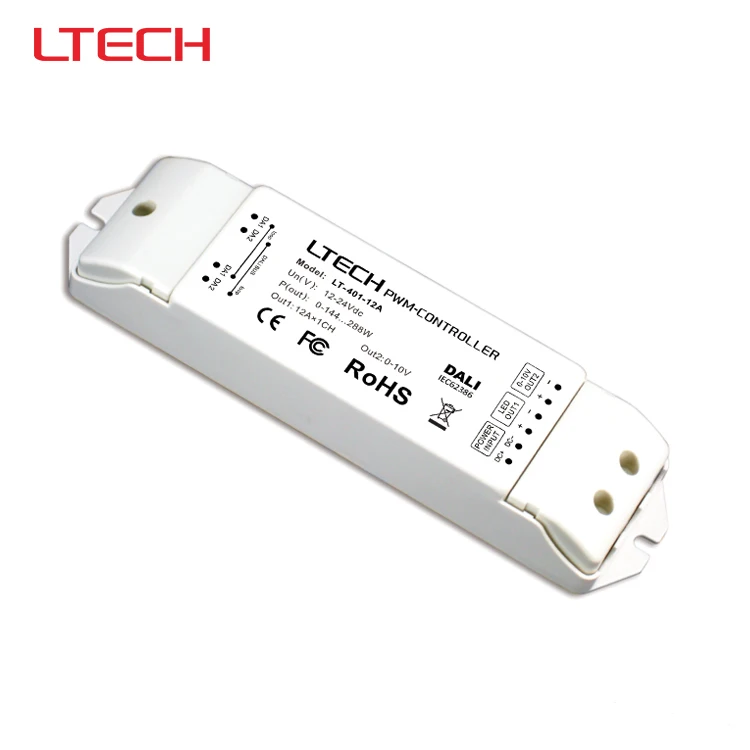 

LT-401-12A DALI LED Dimming Driver;12A*1Channel+0-10V*1Channel PWM output